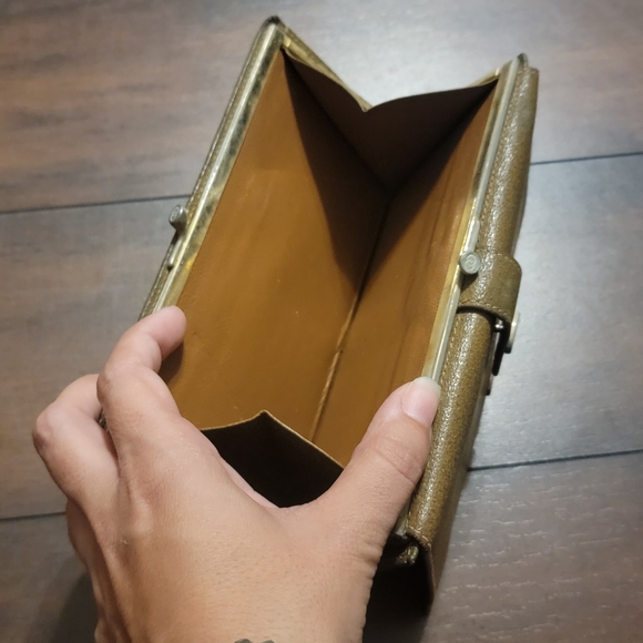 Vintage GUCCI GG Supreme Leather Tri-fold Long Wallet Brown - Picture 4 of 5